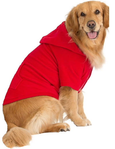 Bright Red Pet Pjs Fleece Hoodie