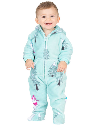 Land of Llamas Infant Hoodie Chenille Onesie