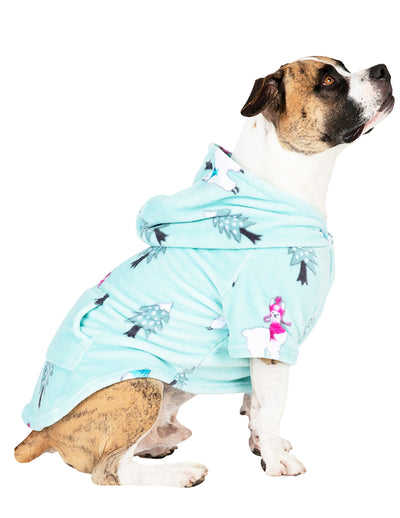 Land of Llamas Pet Pjs Chenille Hoodie