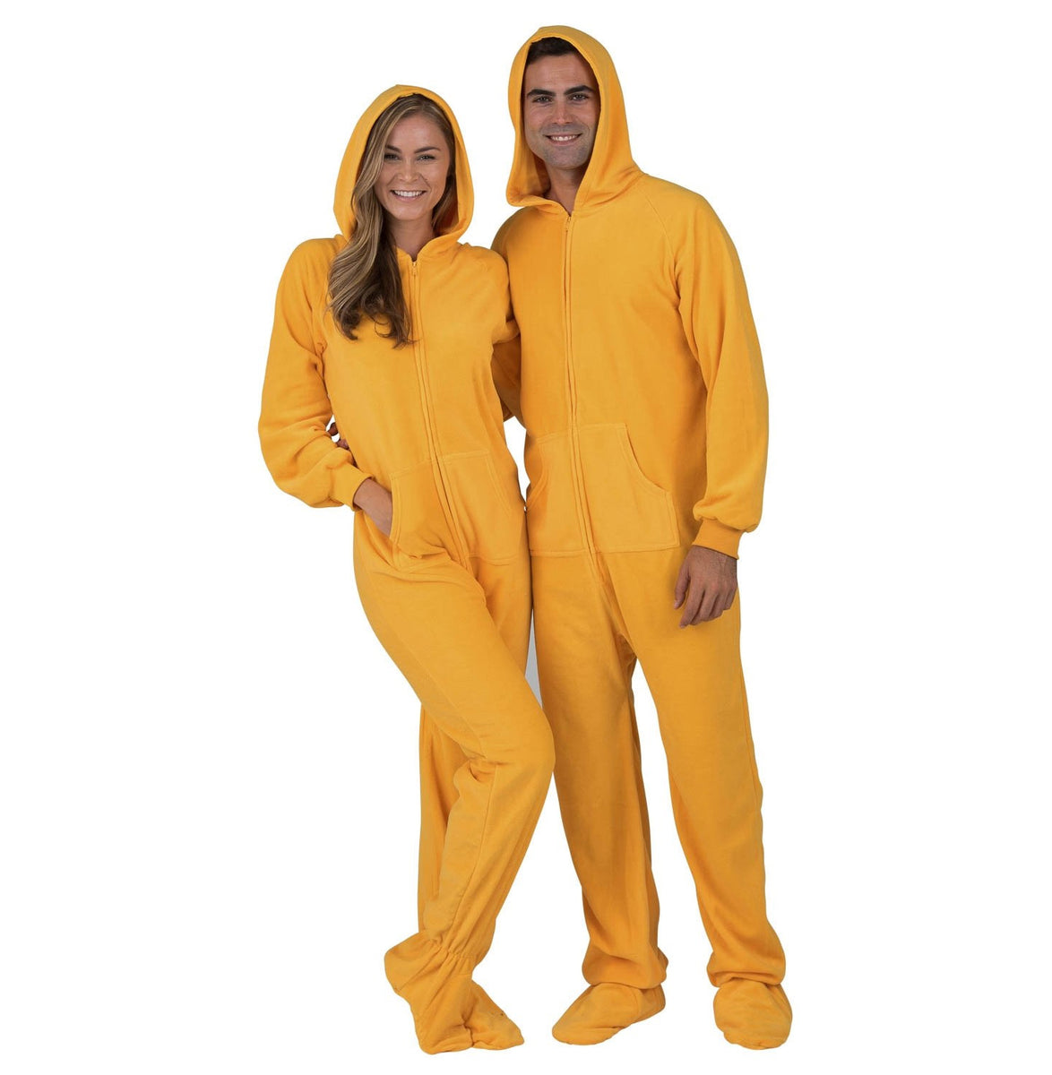 Creamsicle Family Matching Hoodie Footed Pajamas Onesies for