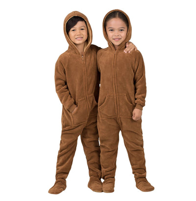 Family Matching Teddy Bear Hoodie Chenille Onesie