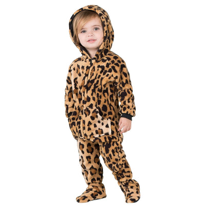 Family Matching Cheetah Spots Hoodie Chenille Onesie