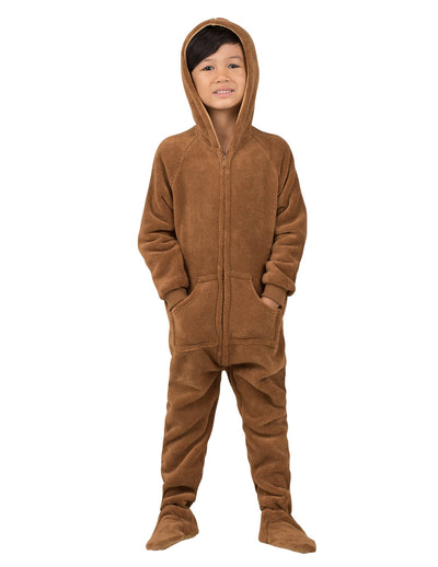 Teddy Bear Toddler Hoodie Chenille Onesie