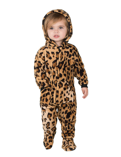 Cheetah Spots Infant Hoodie Chenille Onesie