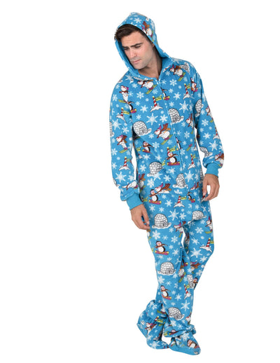 Winter Wonderland Adult Hoodie Fleece Onesie