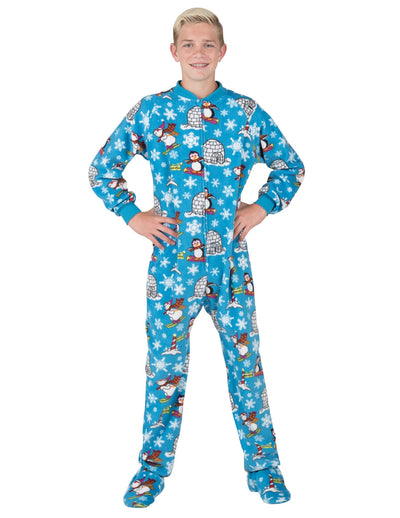 Winter Wonderland Kids Fleece Onesie