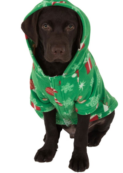 Tis The Season Pet Pjs Fleece Hoodie