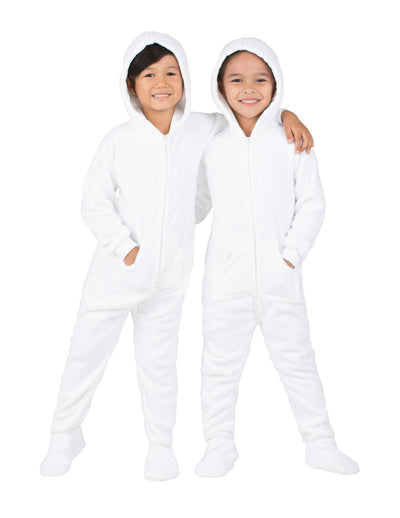 Arctic White Toddler Hoodie Fleece Onesie