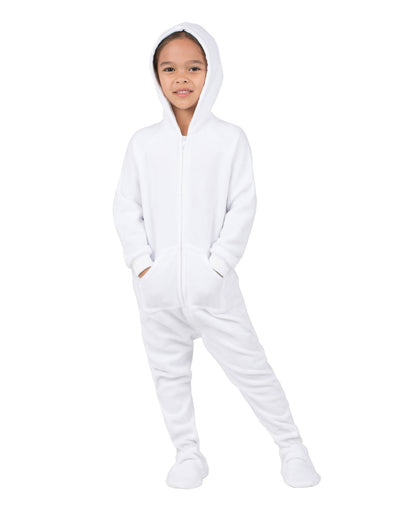 Arctic White Toddler Hoodie Fleece Onesie