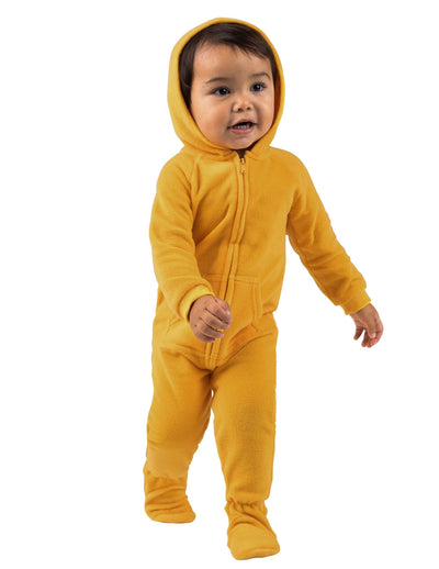 Creamsicle Infant Hoodie Fleece Onesie