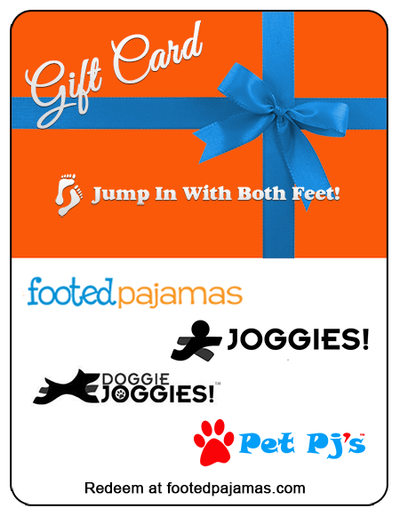 Footed Pajamas Gift Card