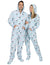 Frosty Winter Adult Hoodie Fleece Onesie