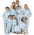 Family Matching Frosty Winter Hoodie Fleece Onesie