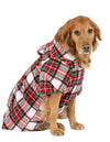 Festive Plaid Pet Pjs Fleece Hoodie