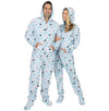 Family Matching Frosty Winter Hoodie Fleece Onesie