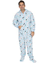 Frosty Winter Adult Hoodie Fleece Onesie