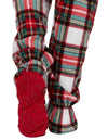 Festive Plaid Kids Hoodie Fleece Onesie