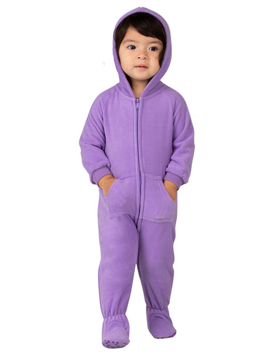 Purple Rain Infant Hoodie Fleece Onesie