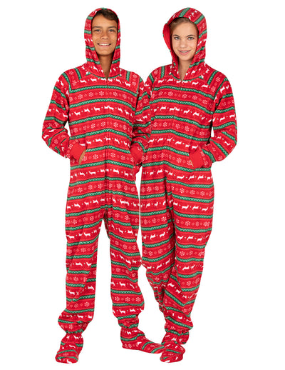 Hoodie-Footie™ for Women - Nordic Fleece  Pajamas women, Hoodie footie,  Cotton pajamas women