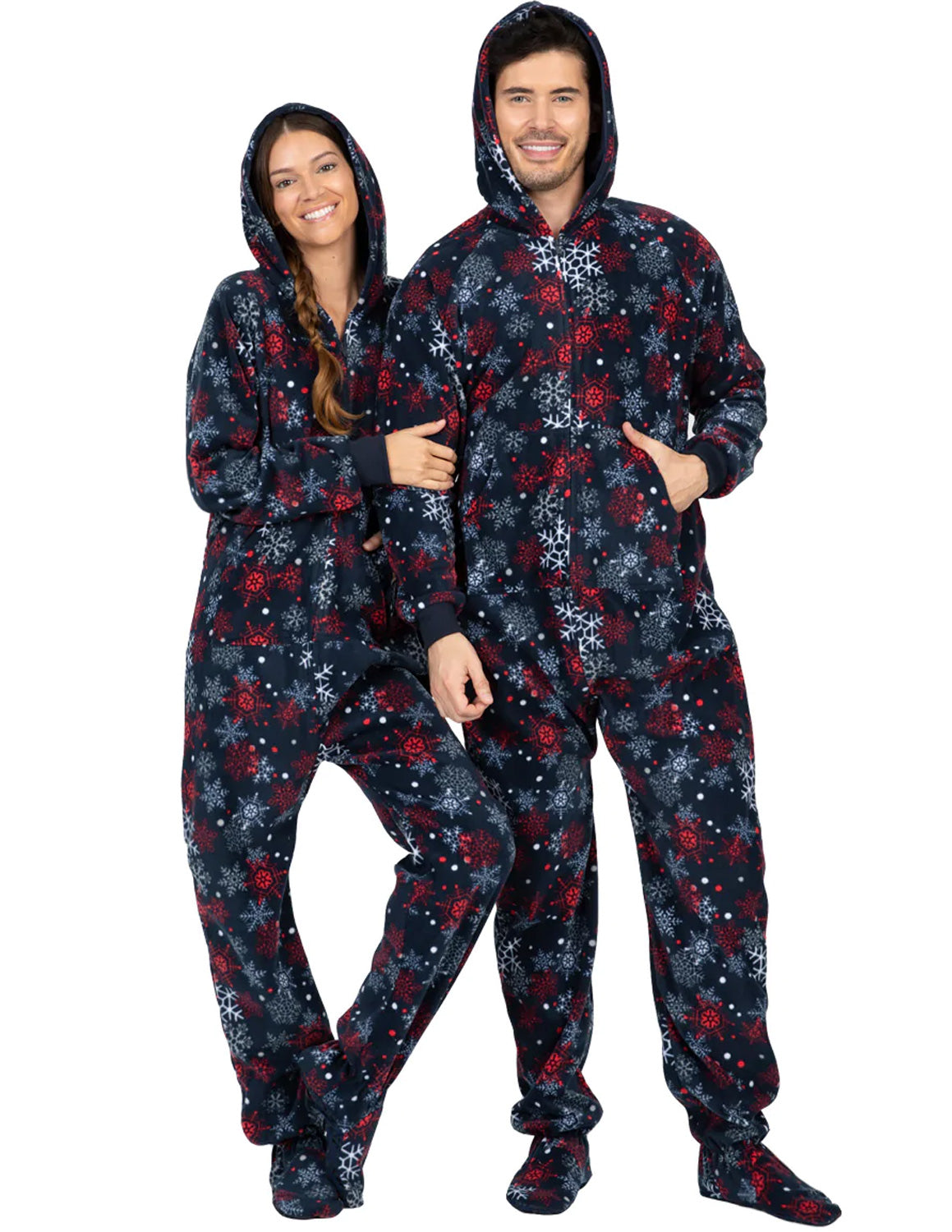Adult Fleece Footed Pjs - Footed Pajamas Co.