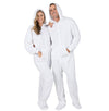 Family Matching Arctic White Hoodie Fleece Onesie