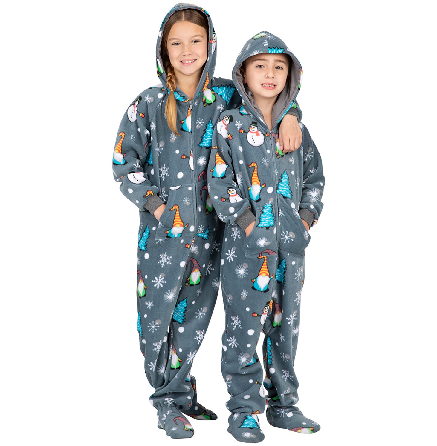 Footie Pajamas For Boys Adult One Piece Christmas Pajamas Footed