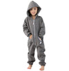 Family Matching Charcoal Gray Hoodie Onepiece Onesie