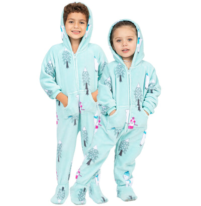 Family Matching Land Of Llamas Hoodie Chenille Onesie