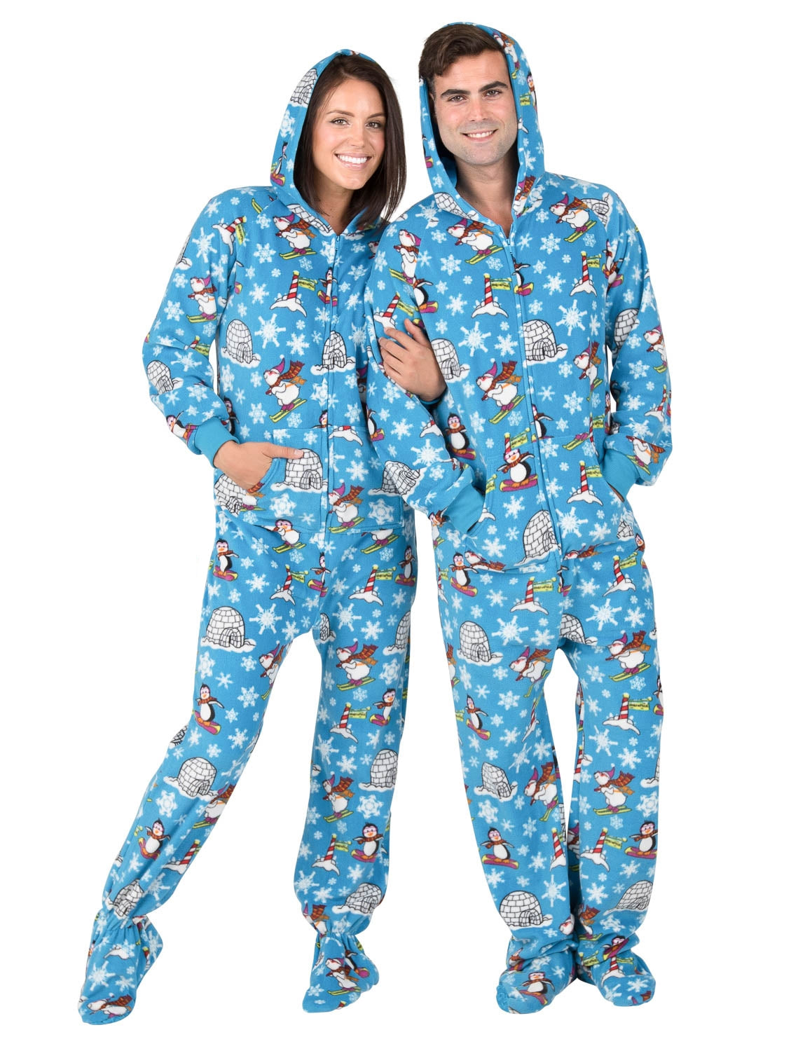 Adult Fleece Footed Pjs - Footed Pajamas Co.