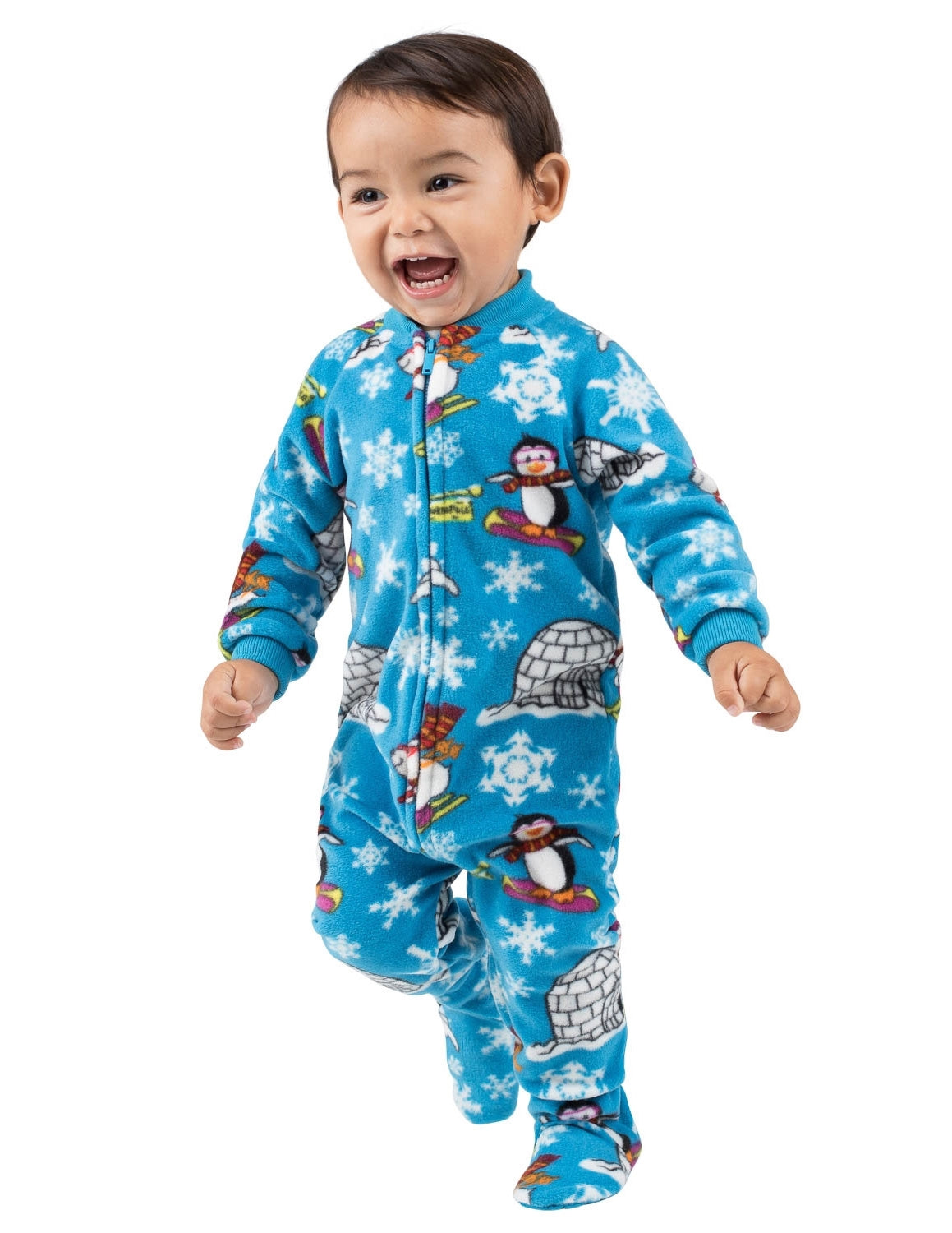 Onesie One Piece Sleeper Newborn Winter Wonderland Pet Pjs