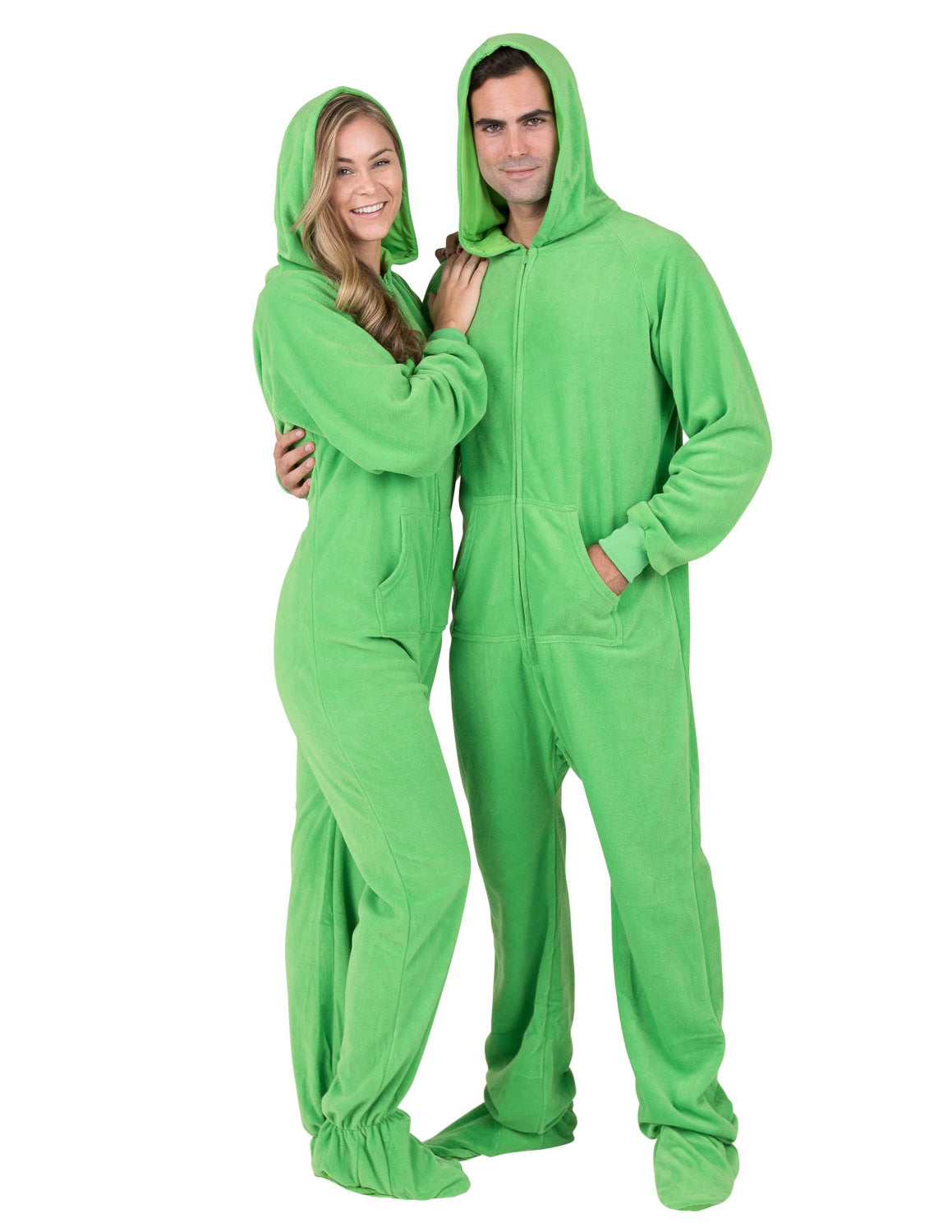 Emerald Green Pet Pjs Fleece Hoodie