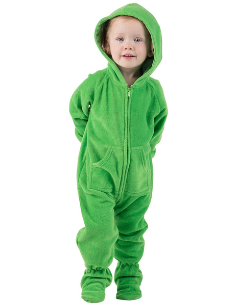 Baby fleece sales onesie with hood