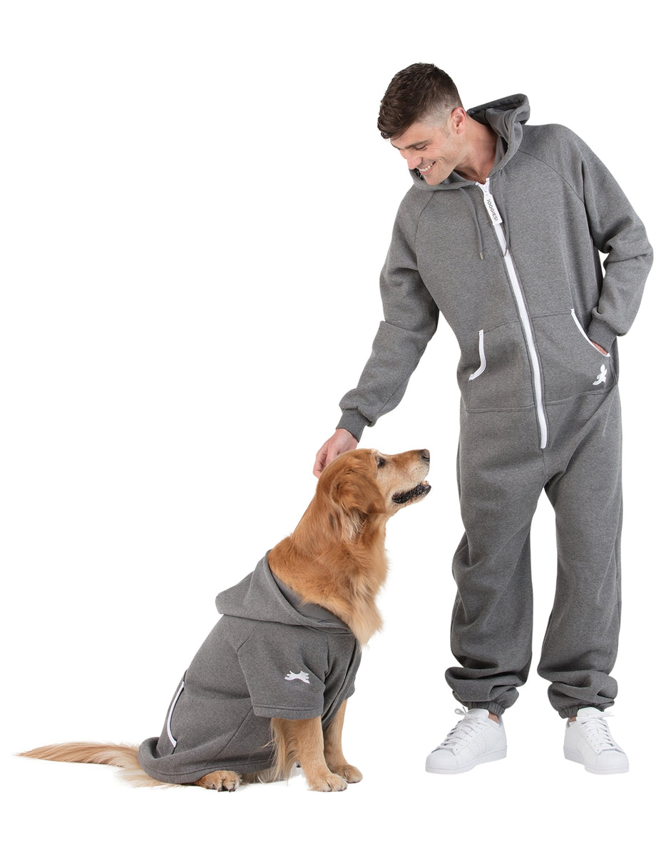 Charcoal Gray Adult Footless Hoodie One Piece - Adult Hooded Footless ...