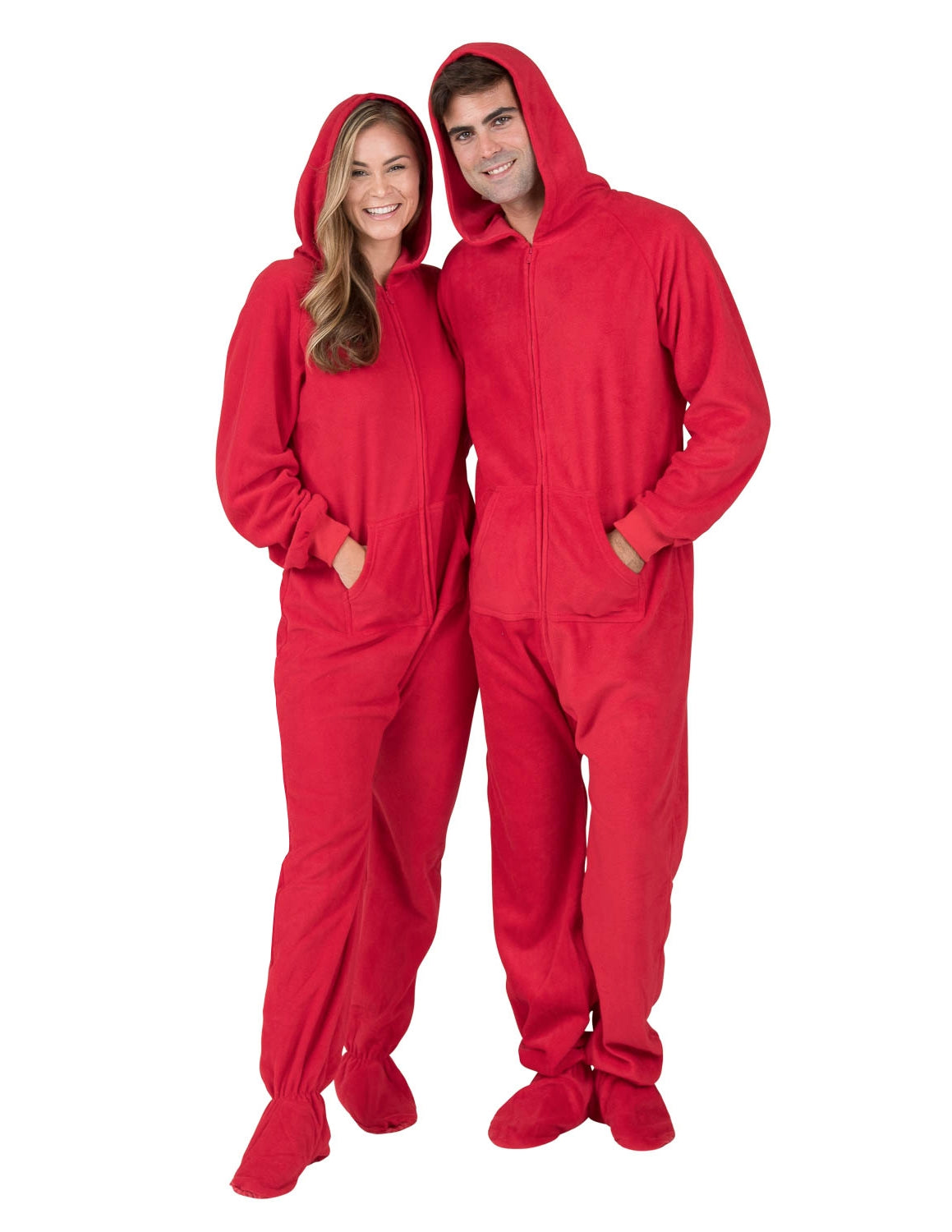 Adult Fleece Footed Pjs - Footed Pajamas Co.